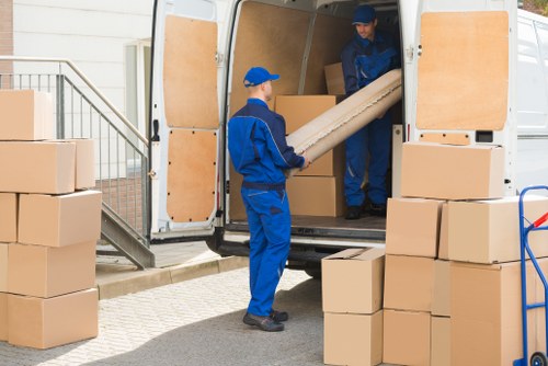 Person using accessible website features for Dulwich Removals