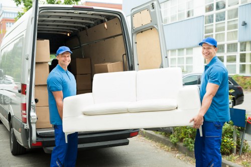 Man with van service helping with moving in Dulwich