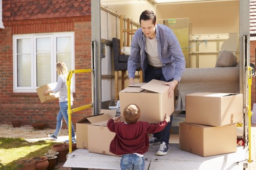 Business delivery and office move with van in Dulwich