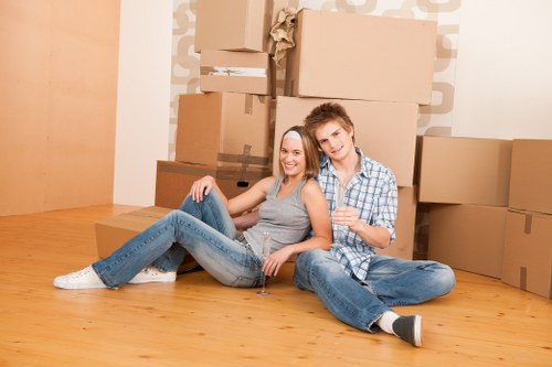 Local Dulwich moving team handling fragile items with care