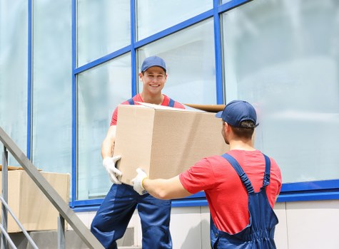 Professional team handling a piano removal in Dulwich