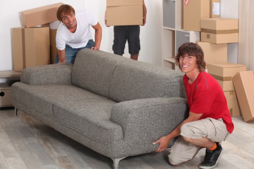 Settling into a new flat after removals in Dulwich