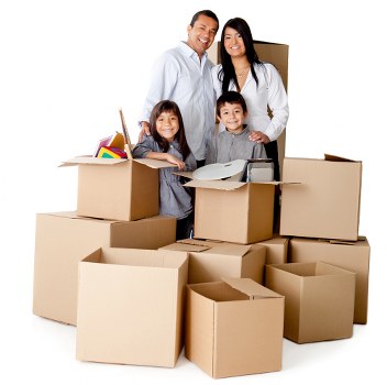 Professional movers handling furniture in a Dulwich apartment